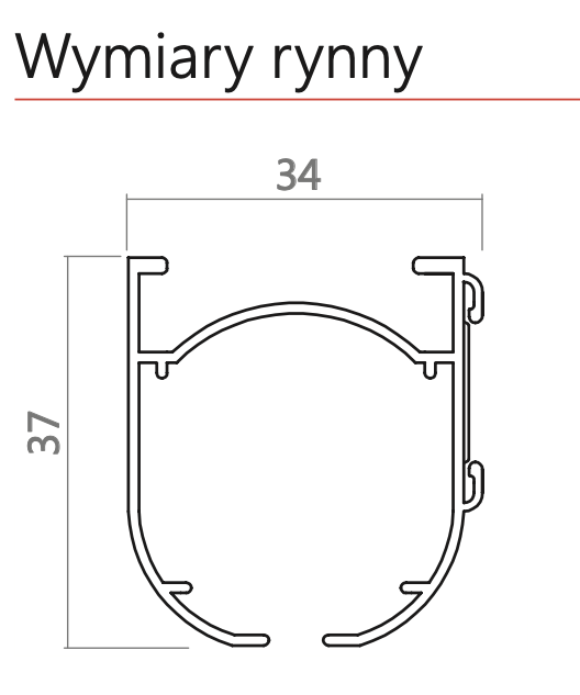 Roleta rzymska Modern rynna.png
